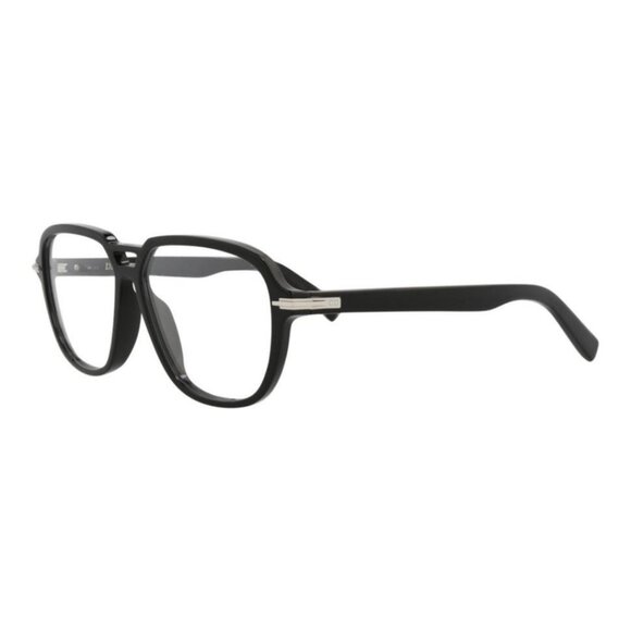 Dior Mens Aviator Black Black Transparent Fashion Designer Eyewear - Picture 1 of 4